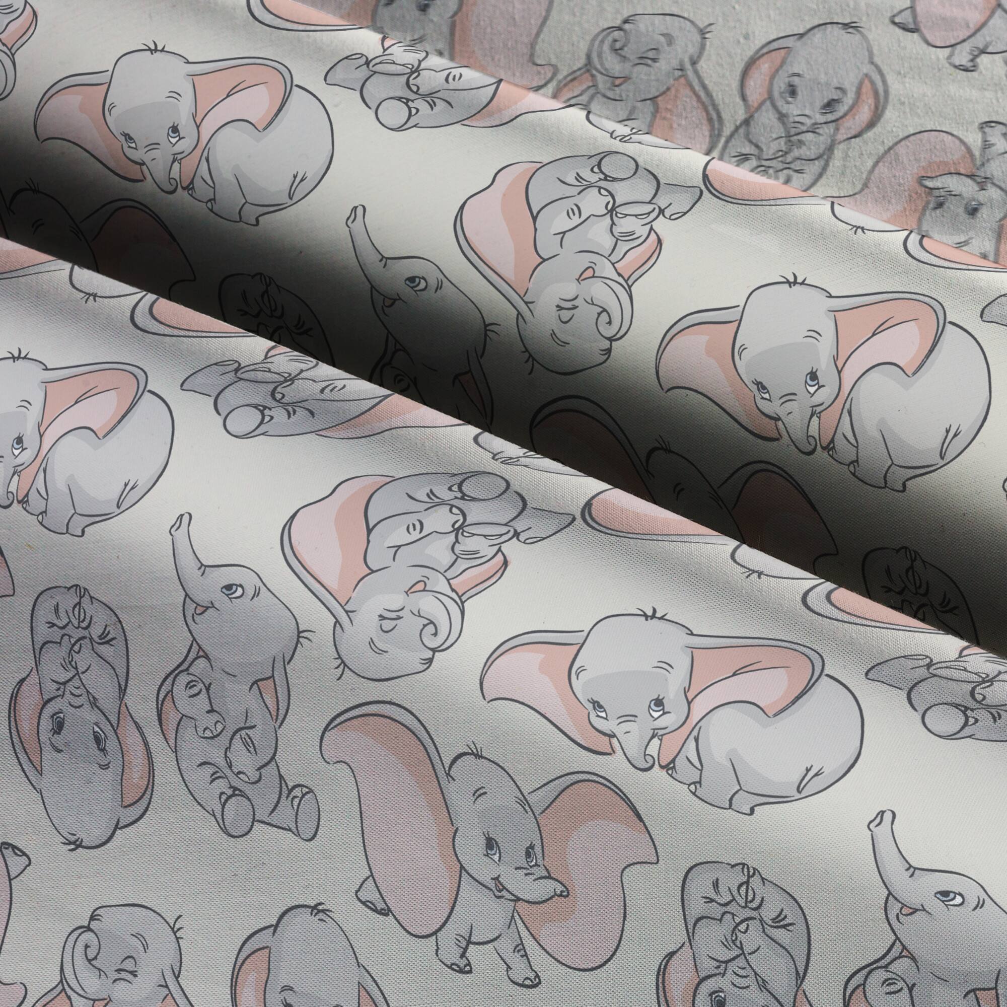 Disney® Dumbo Poses Cotton Fabric